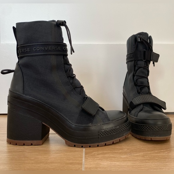 Converse Shoes - Converse Chuck Taylor All Star GR82 Lace-Up Boot in Black/Black/Gum 563468C